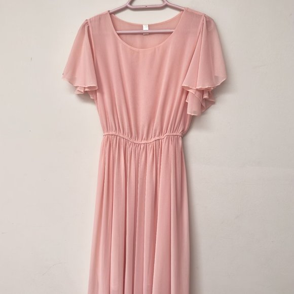 Pink Midi Dress - Picture 2 of 3
